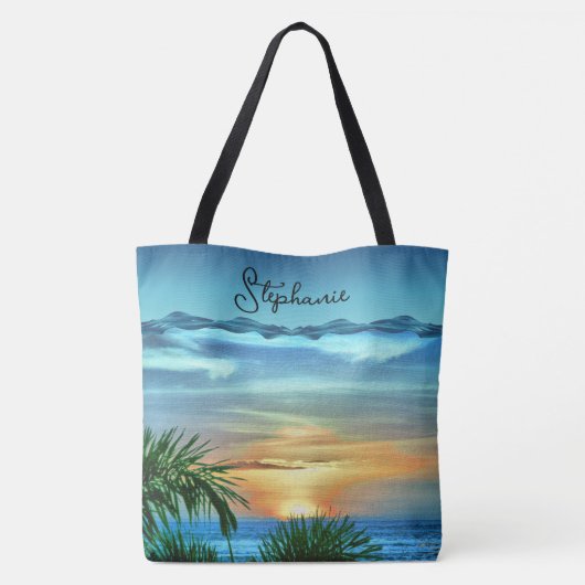 Puerto Sunset 1557 Tote Bag (Achterkant)