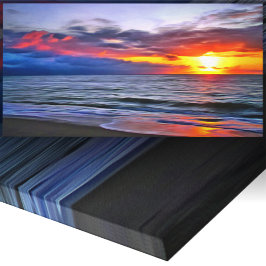 Puerto Sunset 1739 Art Canvas Afdruk