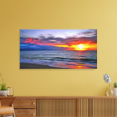Puerto Sunset 1739 Art Canvas Afdruk (Insitu (Woonkamer))