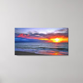 Puerto Sunset 1739 Art Canvas Afdruk (Voorkant)