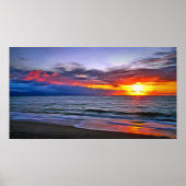 Puerto Sunset 1739 Art Print (Voorkant)
