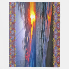 Puerto Sunset 1739 Fleece Deken