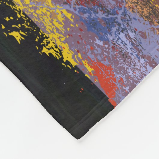 Puerto Sunset 1739 Fleece Deken (Hoek)