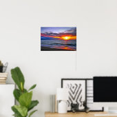 Puerto Sunset 1739 Kunstprint Poster (Thuiskantoor)