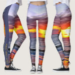 Puerto Sunset 1739 Leggings<br><div class="desc">Schilderij "Puerto Sunset 1739" Collectie Stijl en comfort maken deze het perfecte paar leggings. Op maat gemaakt met zorg; elk paar wordt afgedrukt voordat het wordt genaaid, waardoor dit leuke ontwerp op elke vierkante inch mogelijk is. Deze leggings zullen hun vorm niet verliezen, dus wordt comfortabel en ziet er cool...</div>
