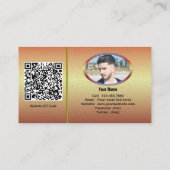 Puerto Sunset 1739 QR Code Visitekaartje (Achterkant)