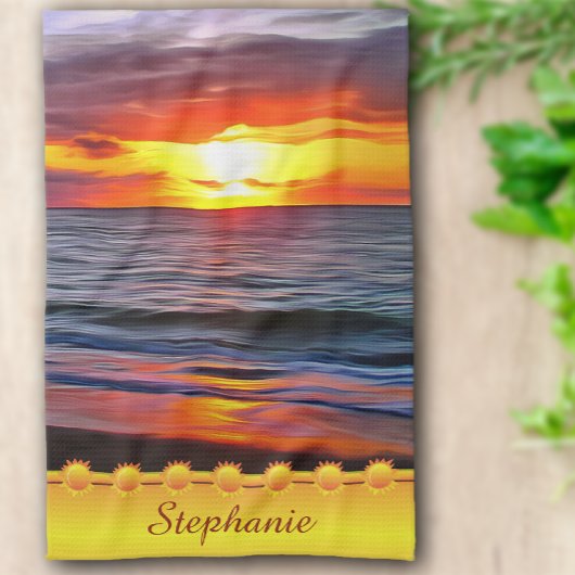 Puerto Sunset 1739 Theedoek