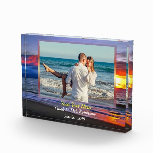 Puerto Sunset 1739 van de liefde Fotoblokken (Rechts)