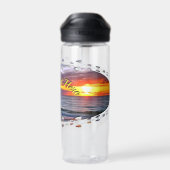 Puerto Sunset 1739 Waterfles (Achterkant)