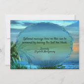 Puerto Sunset Dank u wel 1557 Bedankkaart (Achterkant)