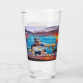 Puerto Sunset Vist 1739 Bier Glas (Achterkant)