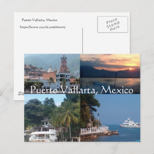 Puerto Vallarta, briefkaart (Voorkant / Achterkant)