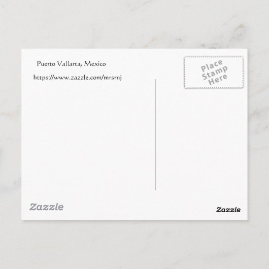 Puerto Vallarta, briefkaart (Achterkant)