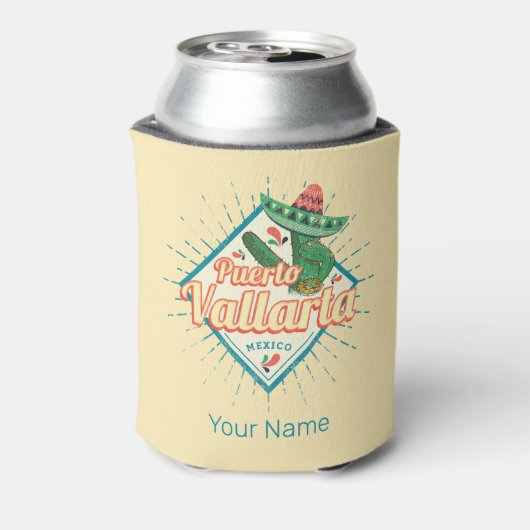 Puerto Vallarta Jalisco Mexico dansende cactus Blikjeskoeler (Blikje Achterkant)