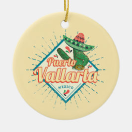Puerto Vallarta Jalisco Mexico dansende cactus Keramisch Ornament