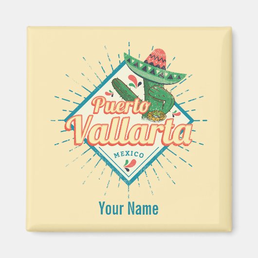 Puerto Vallarta Jalisco Mexico dansende cactus Magneet (Voorkant)