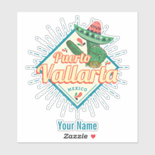 Puerto Vallarta Jalisco Mexico dansende cactus Sticker