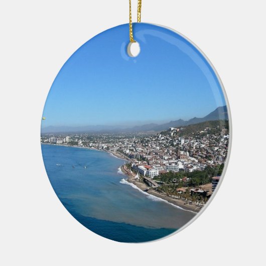 Puerto Vallarta kerstversiering Keramisch Ornament (Links)