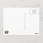 Puerto Vallarta Mexico Beach Sand Art Briefkaart (Achterkant)