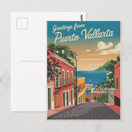Puerto Vallarta Mexico  Briefkaart (Voorkant / Achterkant)