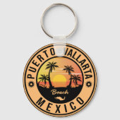 Puerto Vallarta Mexico Island Mexican Playa Sleutelhanger (Achterkant)