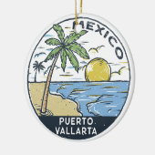 Puerto Vallarta Mexico  Keramisch Ornament (Links)