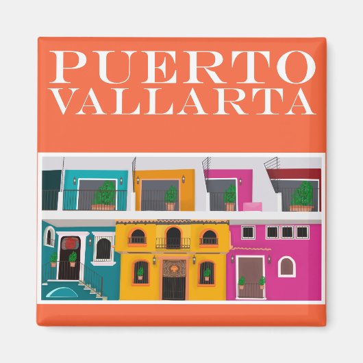 Puerto Vallarta Mexico Magneet (Voorkant)