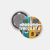 Puerto Vallarta Mexico Magneet (Voorkant / Achterkant)
