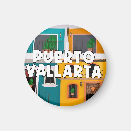 Puerto Vallarta Mexico Magneet (Voorkant)