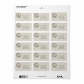 Puerto Vallarta Mexico Passport Palm Tree Stamp Etiket (Full Sheet)