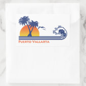 Puerto Vallarta Mexico Rechthoekige Sticker (Tas)