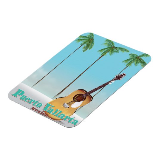 Puerto Vallarta Mexico reisposter Magneet (Linkerzijde)
