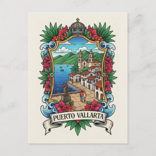 Puerto Vallarta Mexico Reizen Briefkaart