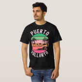 Puerto Vallarta Mexico Retro Mexican Resort Vacati T-shirt (Voorkant volledig)
