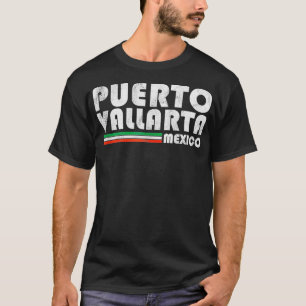 Puerto Vallarta Mexico Retro Vintage Reizen Vacati T-shirt