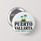 Puerto Vallarta Mexico Ronde Button 5,7 Cm (Voorkant /achterkant)
