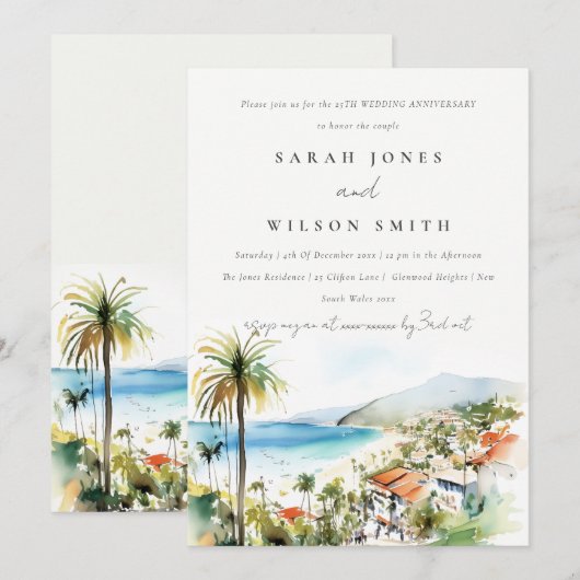 Puerto Vallarta Mexico Scape Wedding Anniversary  Kaart (Voorkant / Achterkant)