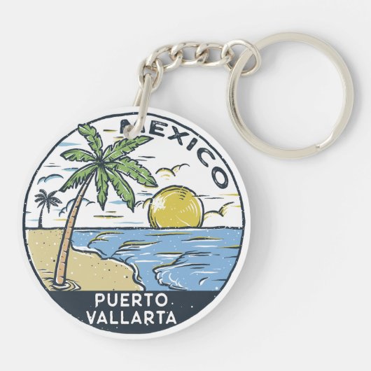 Puerto Vallarta Mexico  Sleutelhanger (Achterkant)