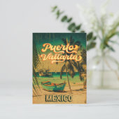 Puerto Vallarta Mexico Souvenirs 60s Briefkaart (Staand voorkant)