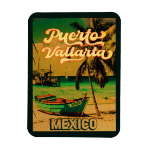 Puerto Vallarta Mexico Souvenirs 60s Magneet