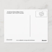 Puerto Vallarta, Mexico Sunset Briefkaart (Achterkant)