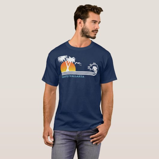 Puerto Vallarta Mexico T-shirt (Voorkant volledig)