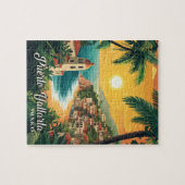 Puerto Vallarta Mexico Vintage Reizen Legpuzzel (Horizontaal)