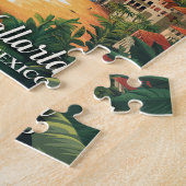Puerto Vallarta Mexico Vintage Reizen Legpuzzel (Zijkant)