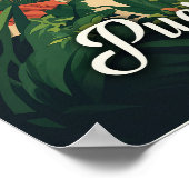 Puerto Vallarta Mexico Vintage Reizen Poster (Hoek)