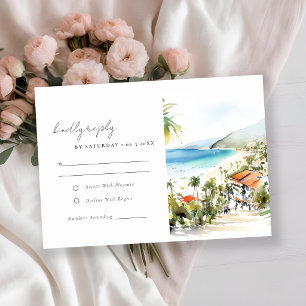 Puerto Vallarta Mexico Watercolor Landschap Bruilo RSVP Kaartje