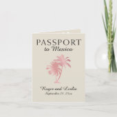 Puerto Vallarta Mexico Wedding Passport (Voorkant)