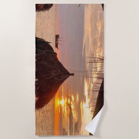 Puerto Vallarta Palapa Sunset Strandlaken (Voorkant)