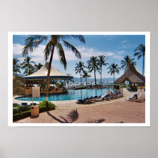 Puerto Vallarta Resort Pool Poster (Voorkant)