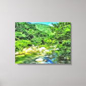 Puerto Vallarta River Jungle 0366 Kunst Canvas Afdruk (Voorkant)